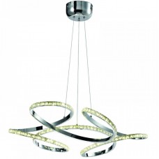 Φωτιστικό Κρεμαστό LED 85W 230V 6800lm 4000Κ Λευκό Φως Ημέρας σε Χρώμιο 6181